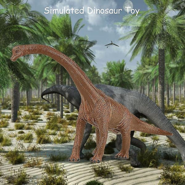 Høj simulering levende Pvc Brachiosaurus Dinosaur legetøjsmodel - Børn Børn Gave, Hjem Display