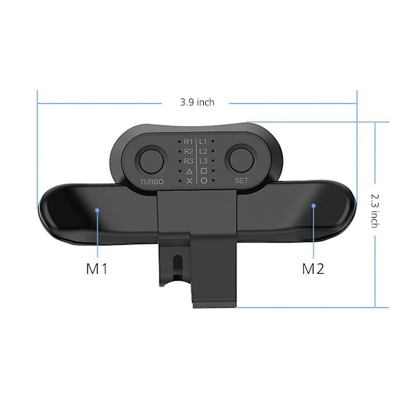Controller Back Button Attachment til Gamepad Rear Extension Adapter