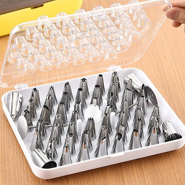 Kagedekorationstips i Rustfrit Stål Bageudstyr Glasurtips