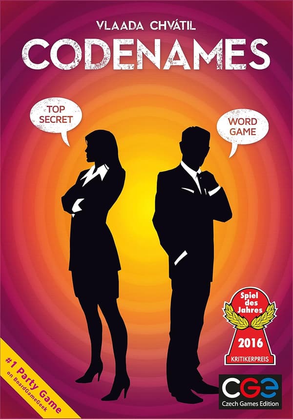 Tjekkisk version af brætspillet Codenames