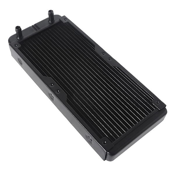 Aluminium Radiator 18 Raderør Varmeveksler Radiator Til Cpu Vandkølesystem