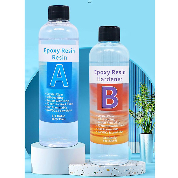 1:1 AB Resin Epoxy Lim med Høj Vedhæftning Hærder Krystal Lim til Resin Smykker