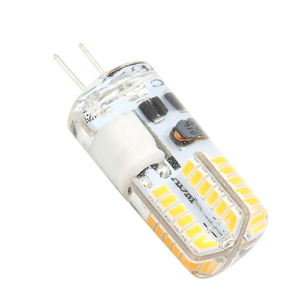 48LED G4 Pære 3W Ikke-Dæmpbar Bi Pin Lys til Lysekrone (Varm Hvid 2700K-3100K) - AC DC 12V, 300LM