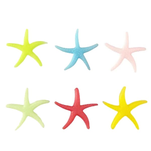 6-link Starfish Pendant Combination Øreringe Form Epoxy Resin Smykker Form