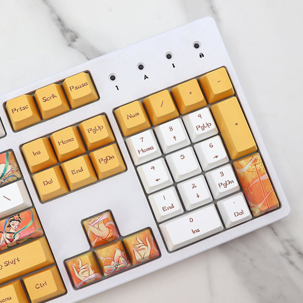 124 Anpassade Dunhuang Keycaps Oem Profil Lämplig För Cherry Mx Switch Keyset