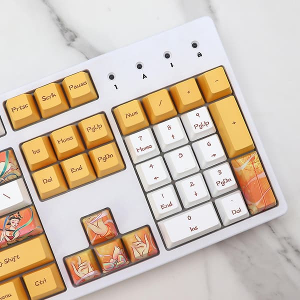 124 Tilpassede Dunhuang Keycaps Oem Profil Egnet Til Cherry Mx Switch Keyset