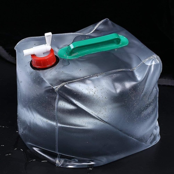 Vannpose 10l/20l Slitesterk sammenleggbar vanntank med stor kapasitet for campingvandring utendørs piknik