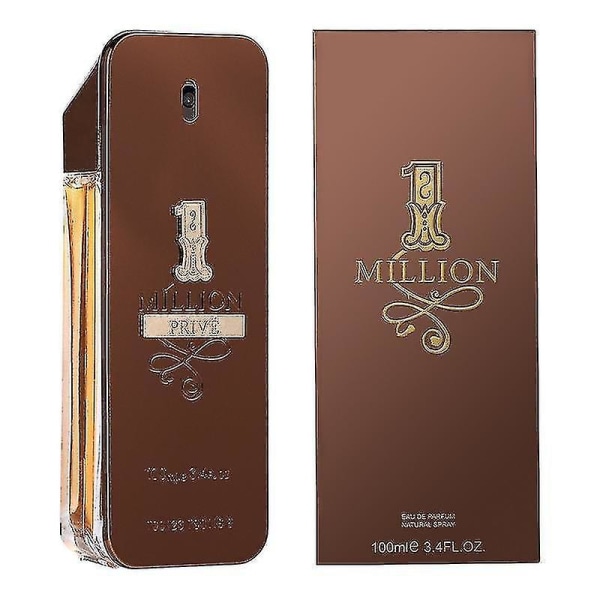 Million Men's Parfum - Gold Millionaires Prive Herrparfym innehåller bärnsten, läder och träig arom