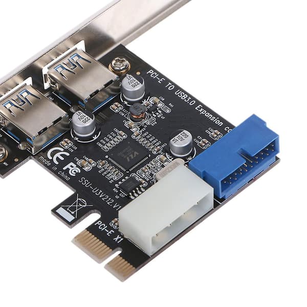 Pci til Express Extender til intern 2-port 19-pin header 5gbps overførselshastighed