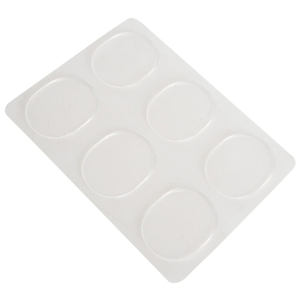 6 stk/sett Snare Drum Mute Pad Drum Demper Gel Pads Snare Drum Lyddemper Mute Transparent Percussion In