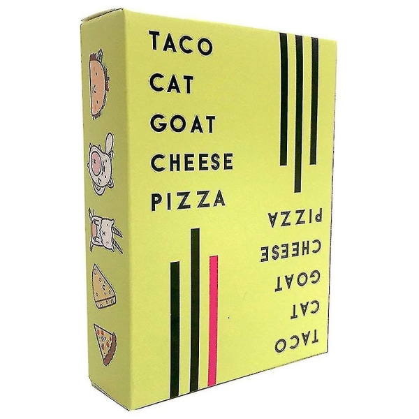 Taco Kat Gedeost Pizza | Kortspil | Alder 8+ | 2-8 spillere | 10-30 minutters spilletid