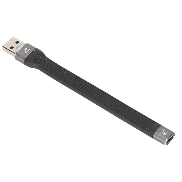20V PD Snabbladdning USB3.1 Gen2 Typ C Flexibel Datakabel för Mobiltelefoner och Surfplattor - Typ C Hon till USB Hane Kabel