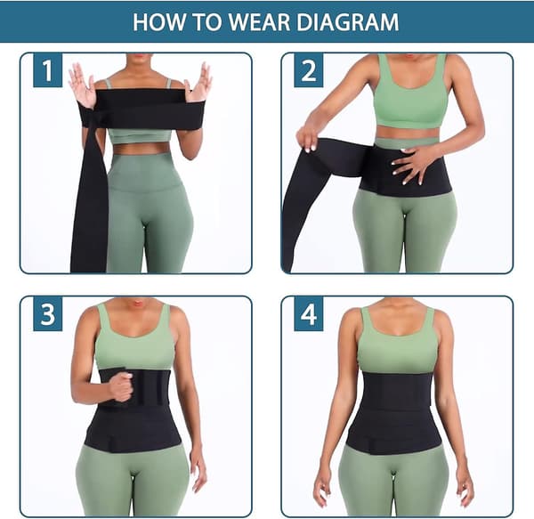 Taljetræner, Wrap Waist Training Band til kvinder