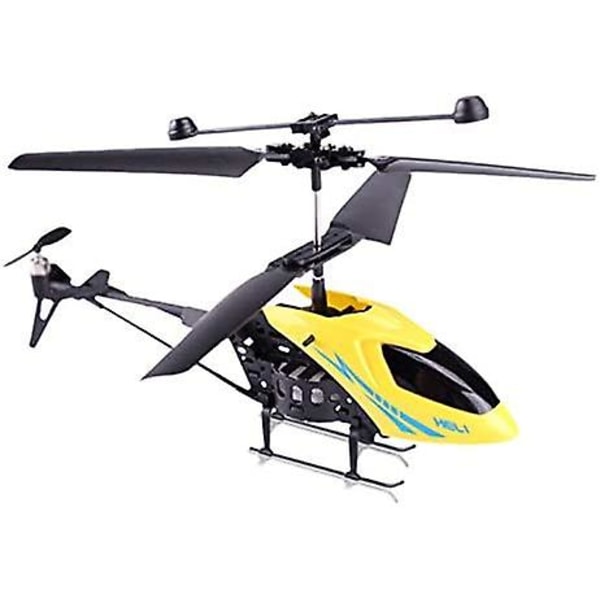 Rc Helikopter, Fjernbetjening Helikopter Med Gyro Og Led 3,5 Kanaler Mini Legetøj Helikopter Med Fjernbetjening Til Børn Og Voksne