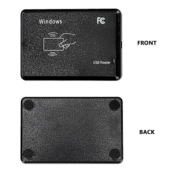 USB RFID Pöytä-ID-kortinlukija Kosketukseton kortinlukija