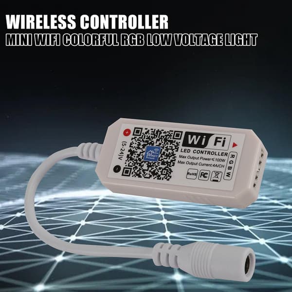 RGBW LED LED Strip Controller, Bluetooth WiFi App Styret, Dæmperstyring til Android / IOS System