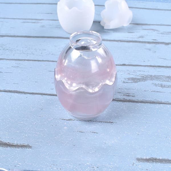 Praktisk oppbevaringsboks for egg i silikonform for harpikslim epoxy M
