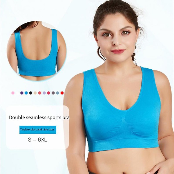 Sports BH'er Til Damer Yoga Plus Large Big Size Dame Bomuld Bralette Mujer Top Undertøj