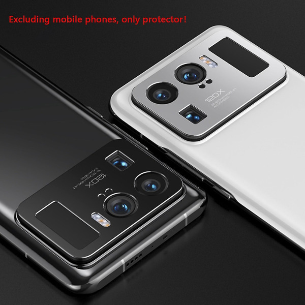 Kameran linssi on yhteensopiva Xiaomi Mi 11 Ultra Case -suojakalvon hopean kanssa