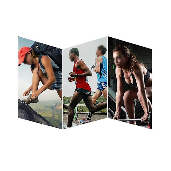 Fitness Vikle Knebandasje Kompresjonsstropper Wraps Elastisk Utendørs Sportstrening (blå)