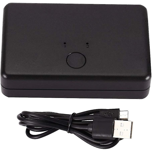 2 porte Ethernet-switch Ethernet-netværkswitcher Hub Splitter til computer