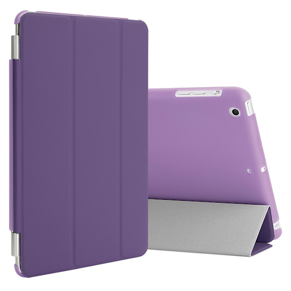 Smart Cover Case PU Läder Magnetiskt Tunnt Skydd för iPad Mini 1 2 3 Lila