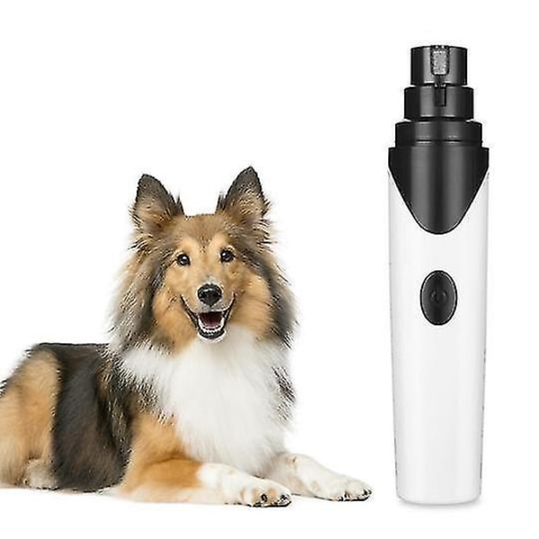 Smertefri kæledyrsnegletrimmer - opgraderet hunde-negletrimmer med 2 LED-lys