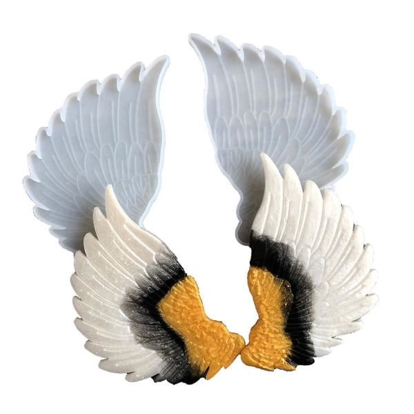 2 kpl Angel Wings molds vasen ja oikea siipi epoksihartsista valuva mold