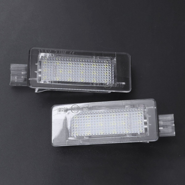 Bil LED Nummerpladelys Lampe Til Renault Espace Mk4 Scenic Mk2 Laguna 2 Dacia Duster Lodgy Log