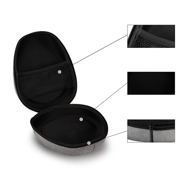 Bärbar hörlursfodral för Audio-Technica ATH-M50x ATH-M40x hörlurar