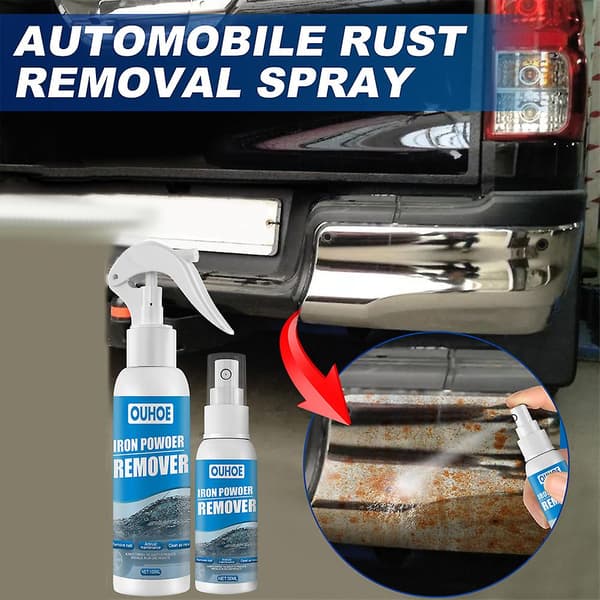 2 stk. Bil Rustfjerner Spray Bil Jernfjerner Spray Inhibitor Vedligeholdelse 100ML