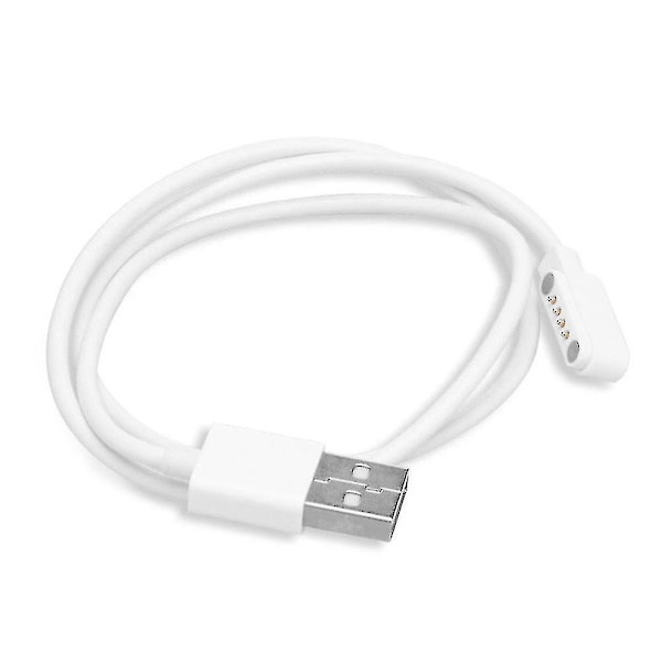 Universell 4-stifts magnetisk laddningskabel USB-laddningssladd för barnens smarta klocka
