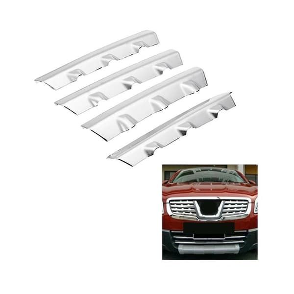 Bil Krom Frontgrill Deksel Front Senter Trim Passer For J10 2008-2011