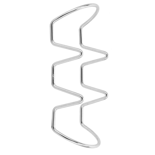 Taco-holder i rustfritt stål - U-formet design for baking og servering - 3 rister for fester og sammenkomster