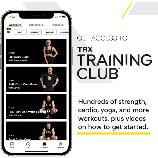 Alt-i-én hængestrop - Dit hjemmegymnastik - Ultra Alsidig/alt-i-en - Adgang til træningsklub-app inkluderet