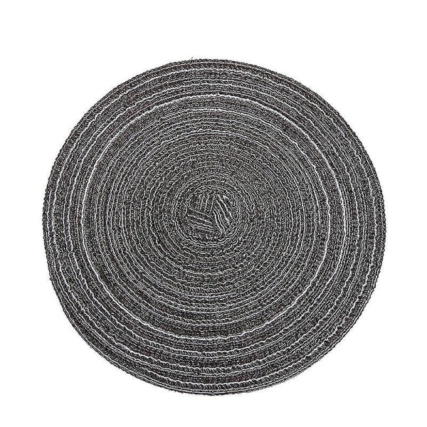 4 stk Ecor plassmatter for bordmatte Antiskli drikkebrikkeunderlag (18 cm)