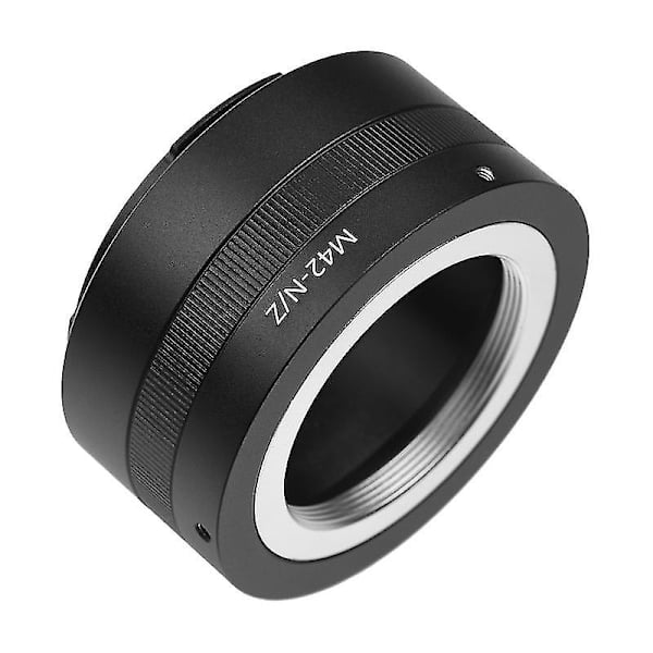 Manuell objektivadapterring i aluminiumlegering for M42-objektiv til Nikon Z5/z6/z7/z50 speilløst kamera med Z-fatning