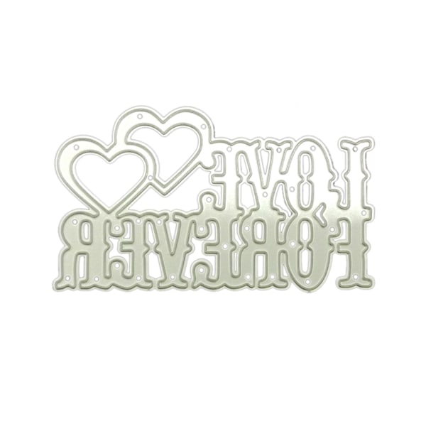 Rakkaus Sanat Leikkuukuviot Metalli Embossing Stencilit Scrapbooking Diy Käsitöihin