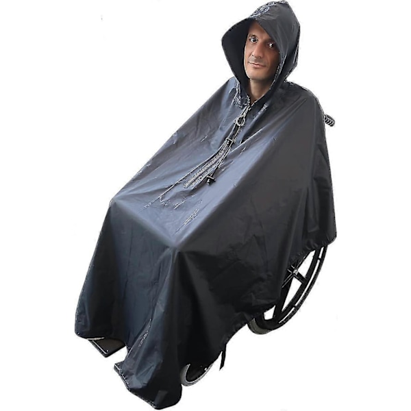 Waterproof Wheelchair Poncho - Adult Standard - Wheelchair Rain Layer