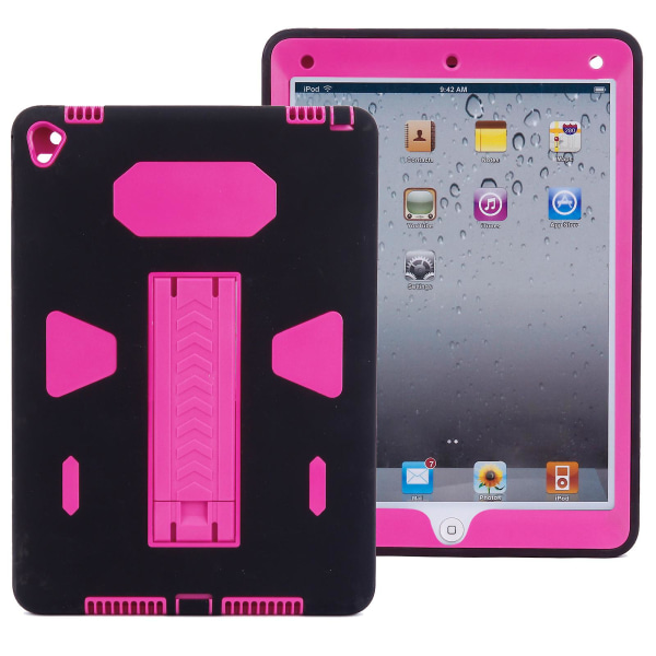 Fr Ipad Pro 9.7 Inch Cover Silikon Schutz Hlle Schale Etui Stofest Case Rosa