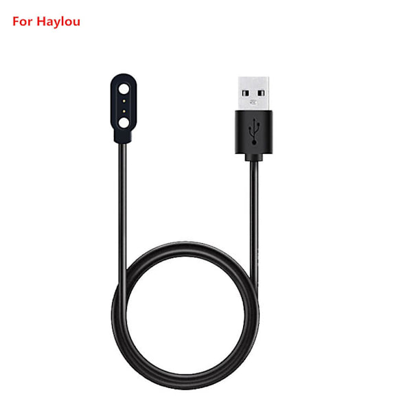 Laddningskabel sladd magnetisk strömadapter laddningsstativ för Haylou Solar Ls01