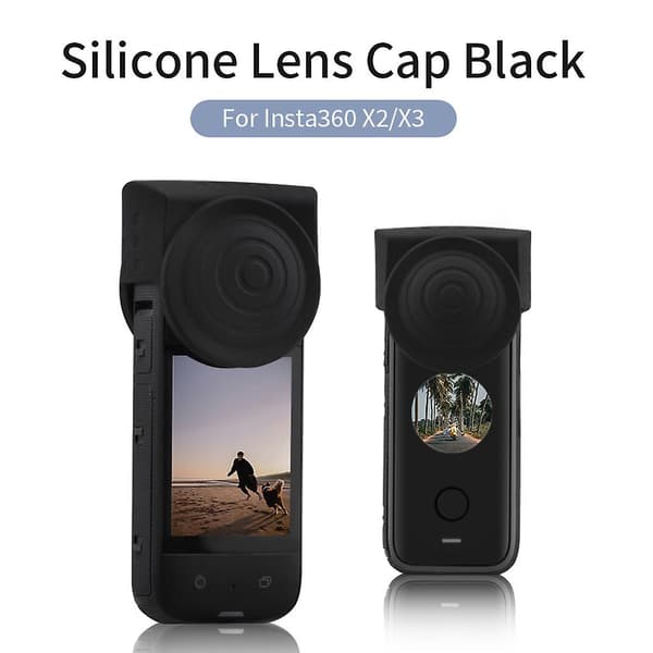 Objektivskydd Silikonfodral Repskydd Objektivlock Halkskydd För Insta360x3