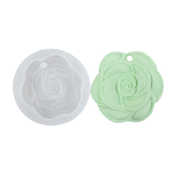 Blomsterformet Diffuser Silikoneform Diy Camellia Aromaterapi Epoxy Resinforme