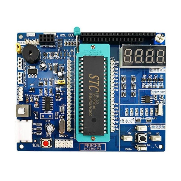 Hc6800- 51 Mikrokontroller System Learning Board Stc89c52 Utvecklingskort