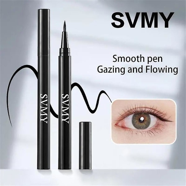 SVMY Vattentät Eyelinerpenna Med Snabbtorkande Formel Och Svettbeständig Design Ögonskugga & Liner Kombination Ögonmakeup Eyeliner