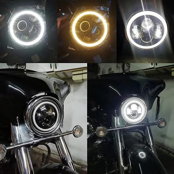 7\" 150W LED-frontlys, rund LED-frontlys H4 H13, 6500K vanntett nærlys, 150W