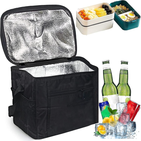 Foldable Cooler Bag, Picnic Bag, Lunch Bag, Mini Foldable Cooler Bag, Picnic Insulation Bag, Small Foldable Thermal Bag