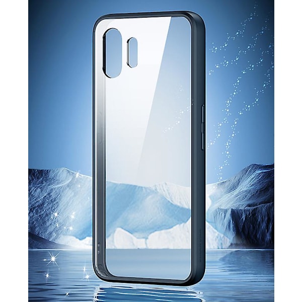 Genomskinligt skal kompatibelt med Nothing Phone 2, mjukt TPU-skydd hårt PC-resistent mot repor stötsäkert skyddande fodral