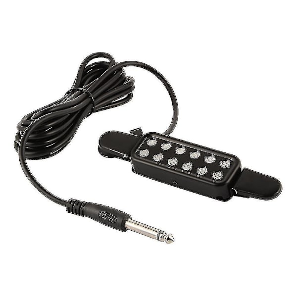 Sort Clip-on Akustisk Guitar Pickup