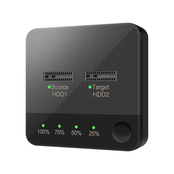Dual-bay M.2 Sata- Hdd Offline Clone Duplicator för M2 Sata B-key/m&b-key Läs